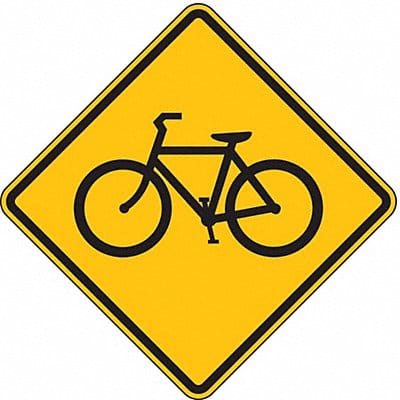 Bike Crossing Traffic Sign 24 x 24