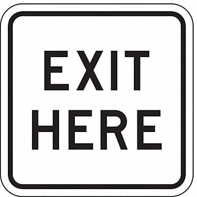 Exit Sign For Parking Lots 18 x 18