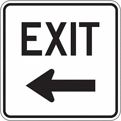 Exit Sign For Parking Lots 18 x 18