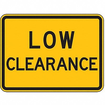 Low Clearance Traffic Sign 18 x 24