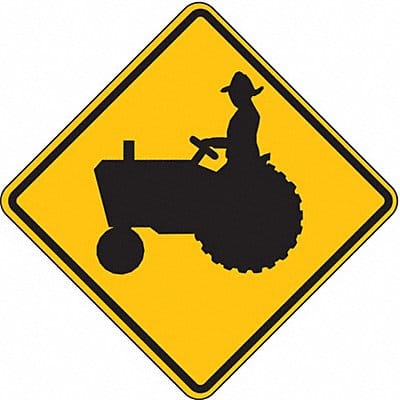 Farm Equipment Traffic Sign 24 x 24