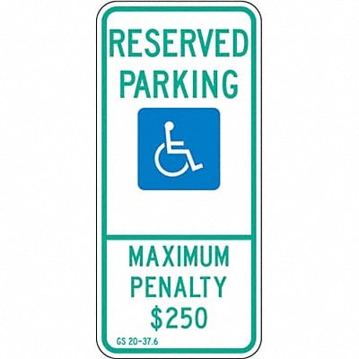 ADA Handicapped Parking Sign 26 x 12