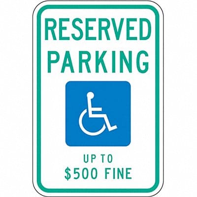 ADA Handicapped Parking Sign 18 x 12