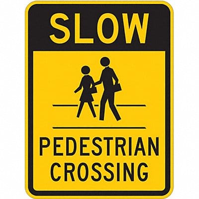 H1915 Pedestrian Crossing Traffic Sign 24 x18