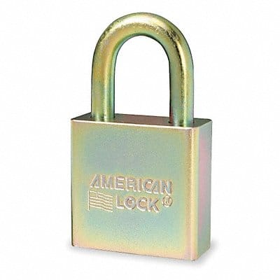 Keyed Padlock 3/4 in Rectangle Silver