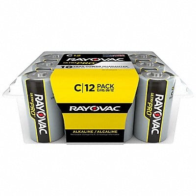 Battery Alkaline C Everyday PK12