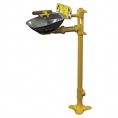 Eye/Face Wash Station Ped Steel 15-1/2 W