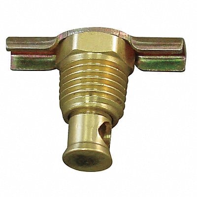 Drain Cock Brass MNPT 1/2 In