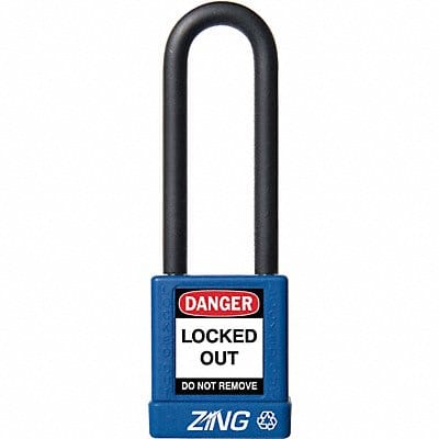 Lockout Padlock KA Blue 1-3/4 H