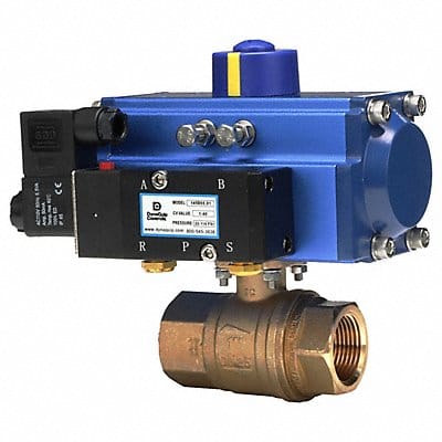 Ball Valve 3/4 In FNPT Spring Return