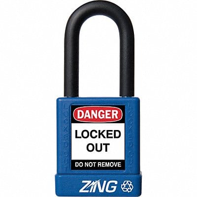 D8958 Lockout Padlock KD Blue 1-3/4 H