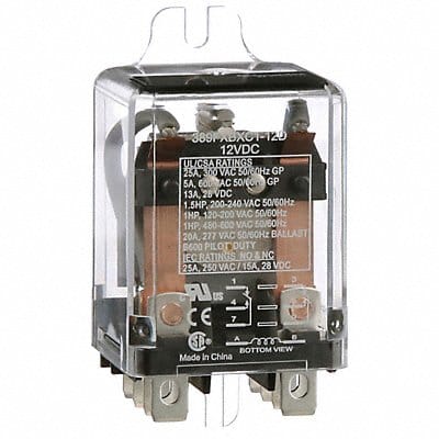 H8161 Enclosed Power Relay 8 Pin 12VDC DPDT