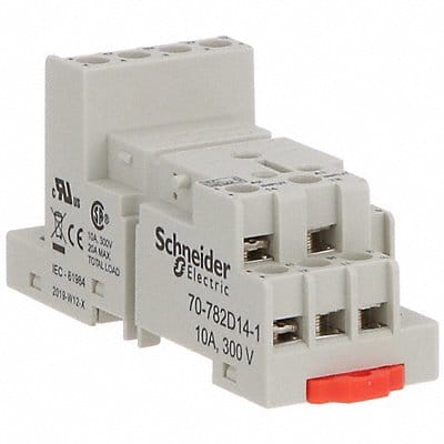 Relay Socket Square 14 Pins 10 A