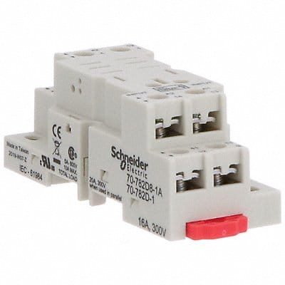 Relay Socket Square 8 Pins 16 A