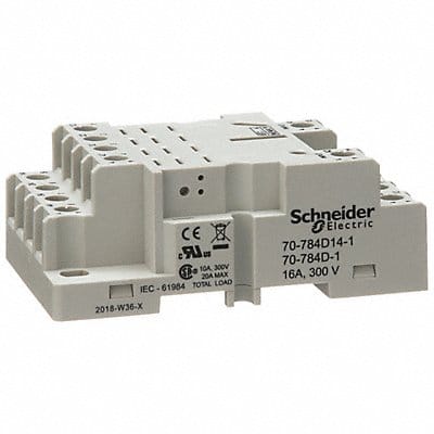 Relay Socket Square 14 Pins 16 A