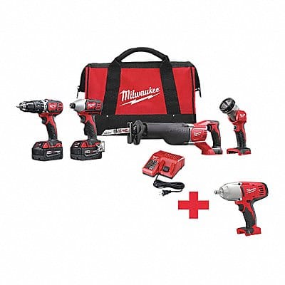 Cordless Combination Kit 5 Tools 18V DC