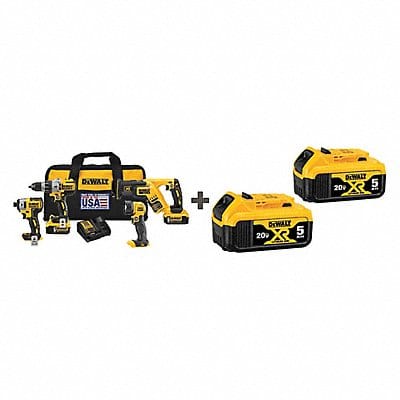 Cordless Combination Kit 4 Tools 20V DC