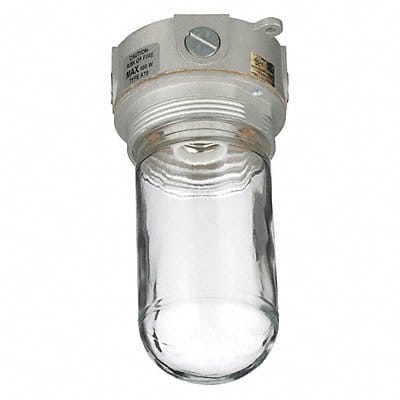 Alum Surface Mt Refrig Light Clear Glass