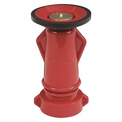 Fire Hose Nozzle 3/4 in Red Bumper