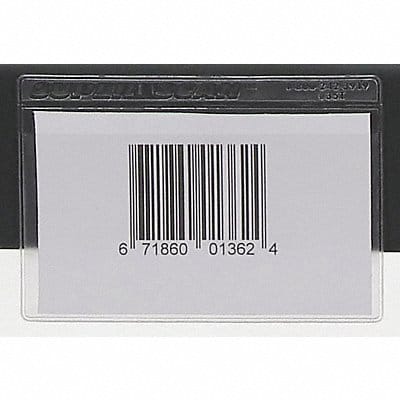 Label Holder Clear Matte Slide-In PK50