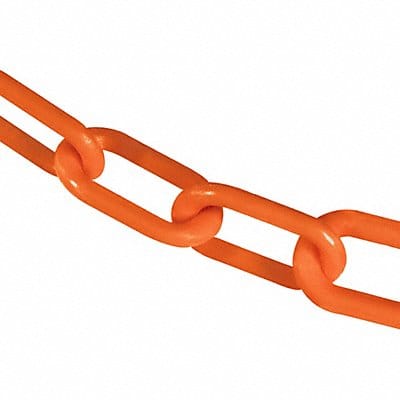 E1226 Plastic Chain 300 ft L Safety Orange