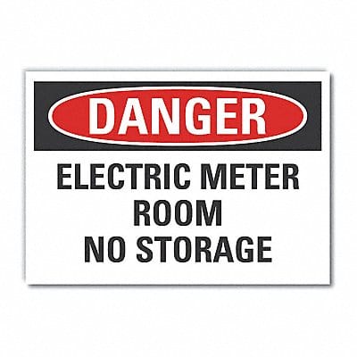 Elec Panel Danger Lbl 3.5x5in Polyester