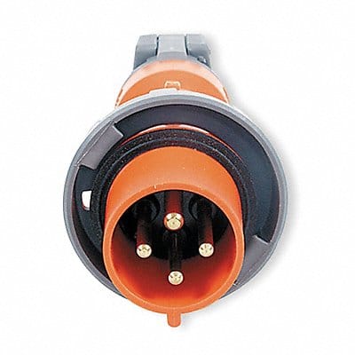 IEC Pin and Sleeve Plug 100 A Orange 3Pl