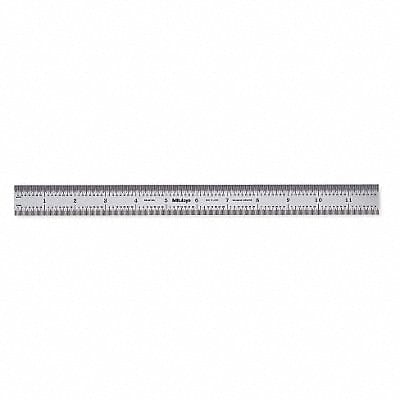 Steel Rule Rigid 12 In 32/64/0.5/1mm