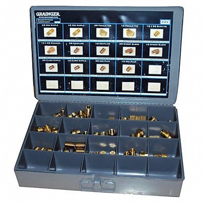 Pipe Fitting Kit Brass 70 Pieces