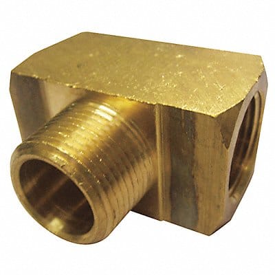 Extruded Branch Tee Brass 1/4 in NPT