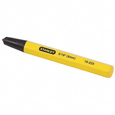 Center Punch 5/16 x 4-1/2 In Yellow