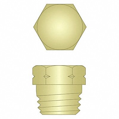 Grease Plug 1/4 -28 Frm 9/32 Hex Head