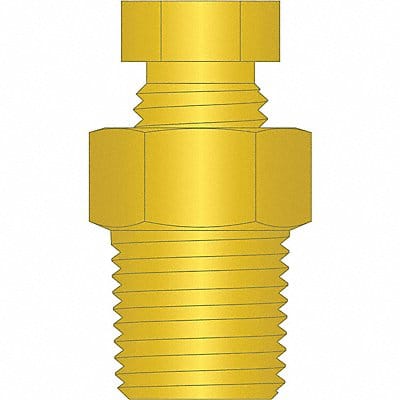 Tubing Connector Fitting Straight 1/8