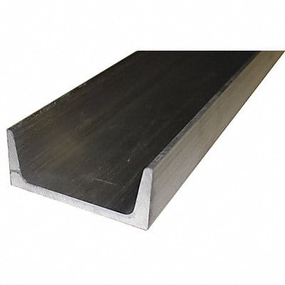 U-Channel Aluminum 8 ft Overall L