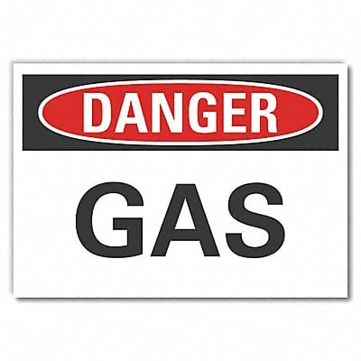 Gasoline Danger Rflct Label 3.5inx5in