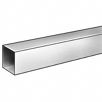 Tubing Square Aluminum 12 in Overall L