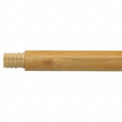 Broom Handle Wood Natural Threaded 60