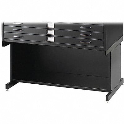 High Base for 4994BLR Flat File Black