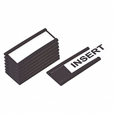 Magnetic Data Cards 6 x2 Black PK10