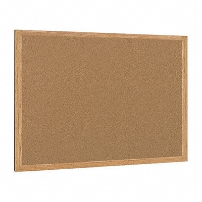 Earth Cork Board 3 ft.x4ft. Oak Frame