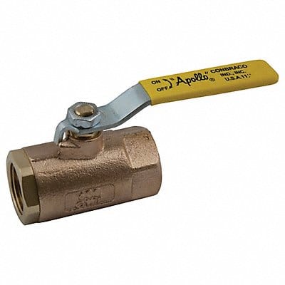 Bronze Ball Valve Inline FNPT 1 in