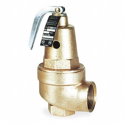 Safety Relief Valve 1-1/4In 75psi Bronze