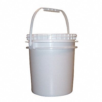 Pail Polyethylene White Open Head