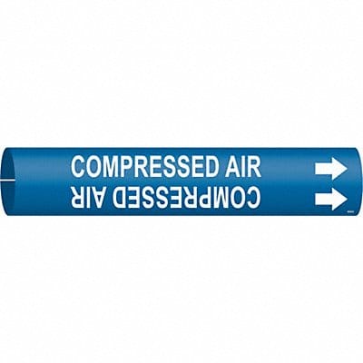 Pipe Marker Compressed Air 2 13/16in H