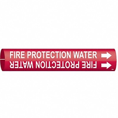 Pipe Marker Fire Protection Water