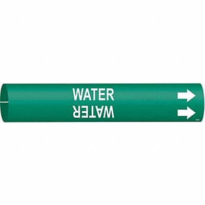 Pipe Marker Water 7/8 in H 7/8 in W