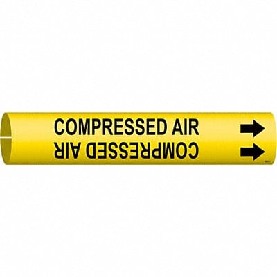 Pipe Marker Compressed Air 2 in H 2 in W