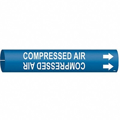 Pipe Marker Compressed Air 2 in H 2 in W