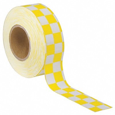 Flaging Tape White/Yllw 300 ft 1 3/16 in