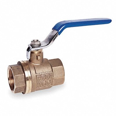 Brass Ball Valve Inline FNPT 3/8 in